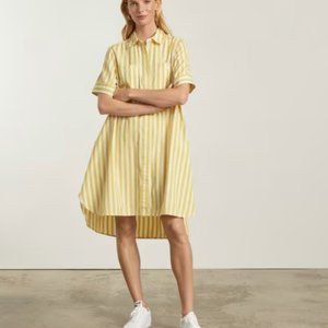 Everlane | The Daytripper Shirtdress | Yellow/White Stripe | M